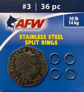 AFW Stainless Steel Split Rings - 